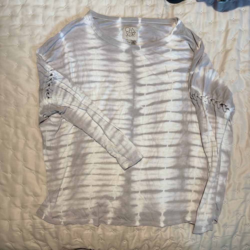 Gray Boxy Long Sleeve Sweatshirt
